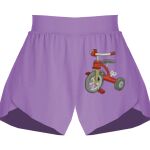 Girls Flowy Overlay Shorts Thumbnail