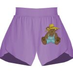 Girls Flowy Overlay Shorts Thumbnail