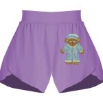 Girls Flowy Overlay Shorts Thumbnail