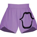 Girls Flowy Overlay Shorts Thumbnail