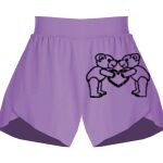 Girls Flowy Overlay Shorts Thumbnail