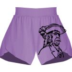 Girls Flowy Overlay Shorts Thumbnail