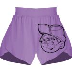 Girls Flowy Overlay Shorts Thumbnail