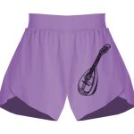 Girls Flowy Overlay Shorts Thumbnail