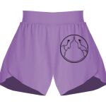 Girls Flowy Overlay Shorts Thumbnail