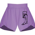 Girls Flowy Overlay Shorts Thumbnail