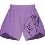 Girls Flowy Overlay Shorts Thumbnail