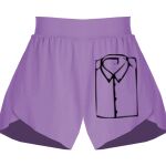 Girls Flowy Overlay Shorts Thumbnail