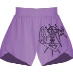 Girls Flowy Overlay Shorts Thumbnail