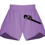 Girls Flowy Overlay Shorts Thumbnail