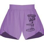 Girls Flowy Overlay Shorts Thumbnail