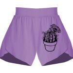 Girls Flowy Overlay Shorts Thumbnail