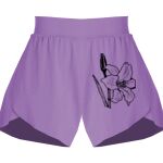 Girls Flowy Overlay Shorts Thumbnail