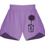 Girls Flowy Overlay Shorts Thumbnail