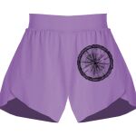 Girls Flowy Overlay Shorts Thumbnail