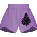 Girls Flowy Overlay Shorts Thumbnail