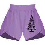 Girls Flowy Overlay Shorts Thumbnail