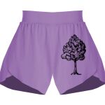 Girls Flowy Overlay Shorts Thumbnail