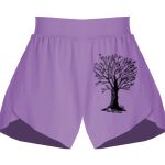 Girls Flowy Overlay Shorts Thumbnail