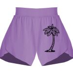 Girls Flowy Overlay Shorts Thumbnail