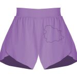 Girls Flowy Overlay Shorts Thumbnail