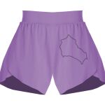 Girls Flowy Overlay Shorts Thumbnail