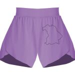 Girls Flowy Overlay Shorts Thumbnail