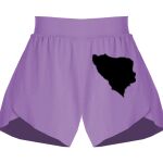 Girls Flowy Overlay Shorts Thumbnail