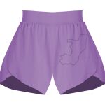 Girls Flowy Overlay Shorts Thumbnail