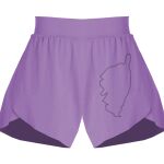 Girls Flowy Overlay Shorts Thumbnail