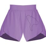 Girls Flowy Overlay Shorts Thumbnail