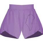 Girls Flowy Overlay Shorts Thumbnail