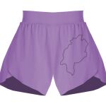 Girls Flowy Overlay Shorts Thumbnail