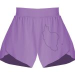 Girls Flowy Overlay Shorts Thumbnail