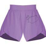 Girls Flowy Overlay Shorts Thumbnail