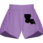 Girls Flowy Overlay Shorts Thumbnail