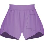 Girls Flowy Overlay Shorts Thumbnail