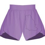 Girls Flowy Overlay Shorts Thumbnail