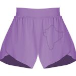 Girls Flowy Overlay Shorts Thumbnail