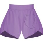 Girls Flowy Overlay Shorts Thumbnail