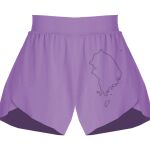 Girls Flowy Overlay Shorts Thumbnail