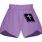 Girls Flowy Overlay Shorts Thumbnail