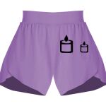 Girls Flowy Overlay Shorts Thumbnail