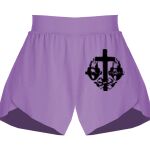 Girls Flowy Overlay Shorts Thumbnail