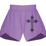 Girls Flowy Overlay Shorts Thumbnail