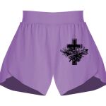 Girls Flowy Overlay Shorts Thumbnail