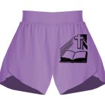 Girls Flowy Overlay Shorts Thumbnail