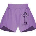 Girls Flowy Overlay Shorts Thumbnail