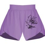 Girls Flowy Overlay Shorts Thumbnail