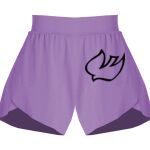 Girls Flowy Overlay Shorts Thumbnail